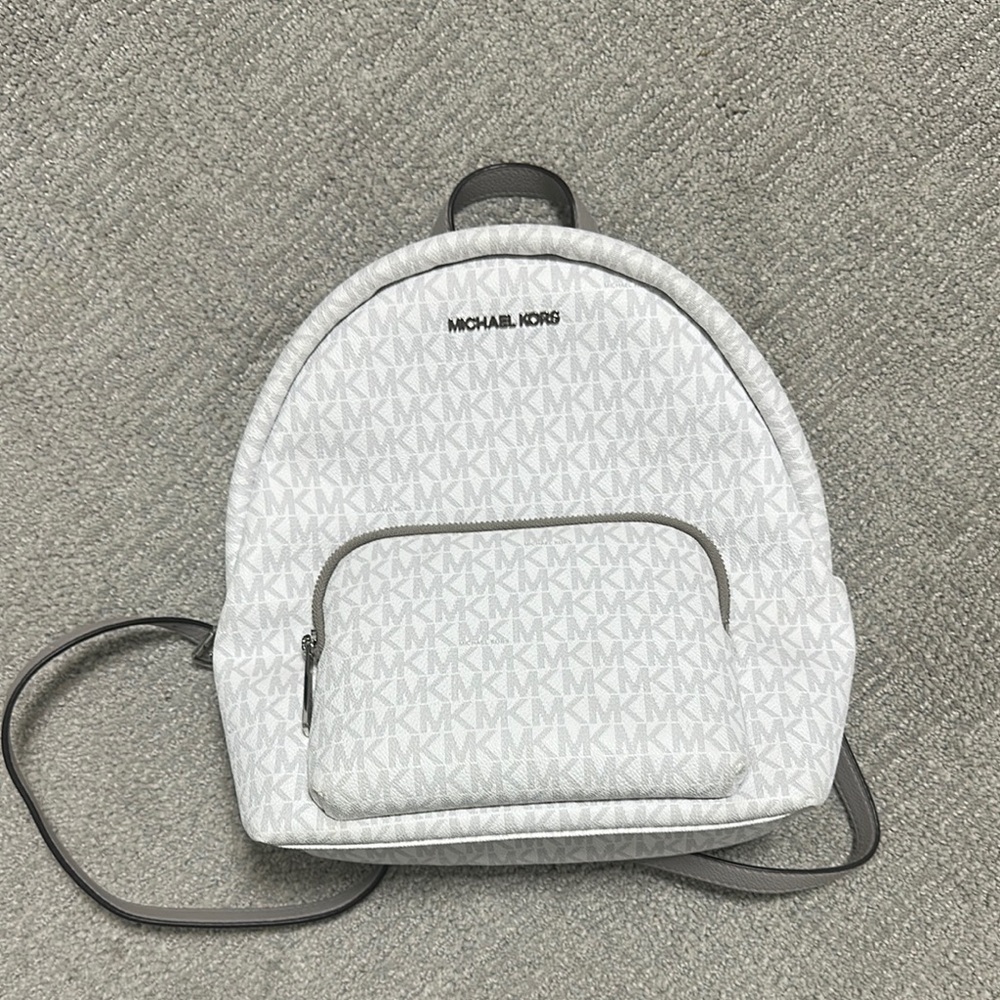 Michael Kors Gray Backpack